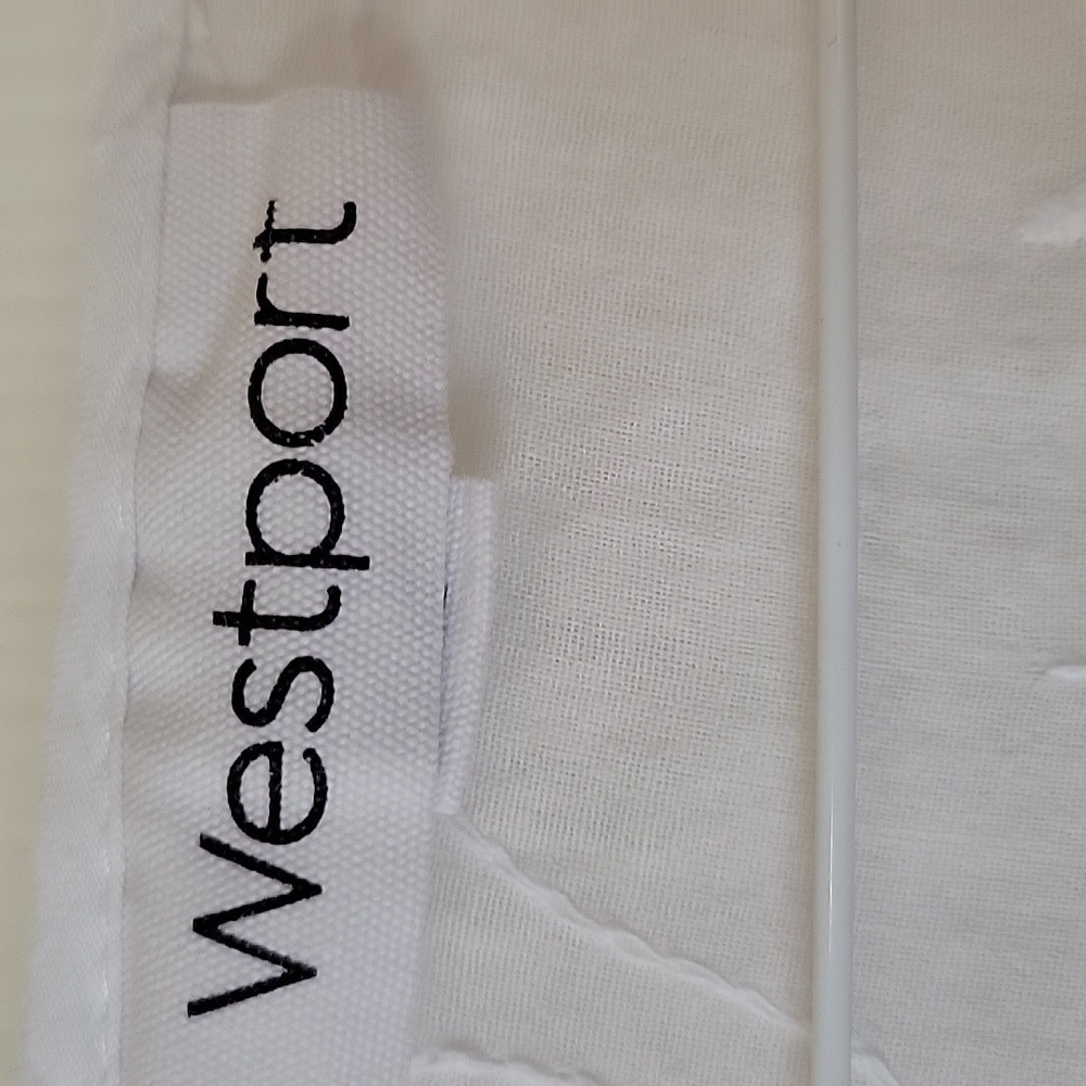 Westport White Crochet-Trim Peasant Top - Picture 2 of 12